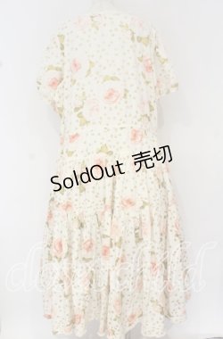画像3: KANEKO ISAO / ローズタックワンピース【お直しあり】  アイボリー O-25-10-14-034-EL-OP-IG-OS