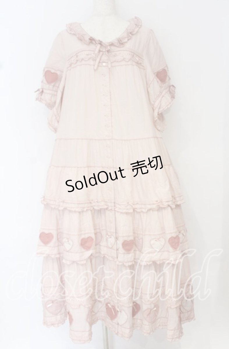 画像1: PINK HOUSE / 店舗限定ワンピース【お直しあり】  ピンク O-25-10-14-035-LO-OP-IG-OS (1)