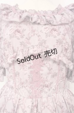 画像2: axes femme Kawaii / クラシックローズワンピース M ラベンダー O-25-10-16-003-AX-OP-YM-OS