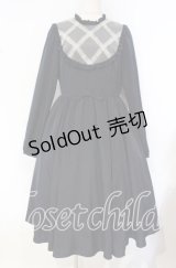 Emily Temple cute / チュールフリルワンピース  ダークネイビー O-25-10-16-026-ET-OP-OW-OS