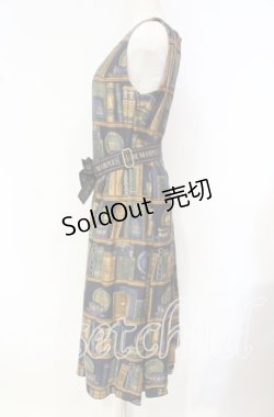 画像3: Jane Marple / Royal library スクエアドレス  ネイビー O-25-10-16-039-JM-OP-YM-OS