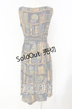 画像4: Jane Marple / Royal library スクエアドレス  ネイビー O-25-10-16-039-JM-OP-YM-OS