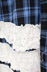 画像2: 【SALE】Jamieエーエヌケー / イレギュラースカート  ブルー O-25-10-16-049-LO-SK-IG-ZT251 (2)