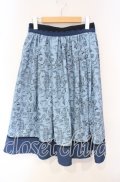 axes femme POETIQUE / 不思議の国のアリススカート M ブルー O-25-10-16-050-AX-SK-OW-OS