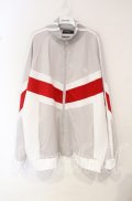 REFLEM / マルチ切替トラックジャージジャケット  ホワイト×グレー×レッド O-25-10-16-060-PU-JA-IG-OS