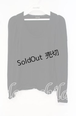 画像1: BPN / ラメレースニット M ブラック O-25-10-16-064-GO-TO-IG-ZT093