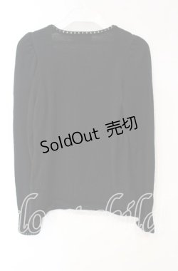 画像2: BPN / ラメレースニット M ブラック O-25-10-16-064-GO-TO-IG-ZT093