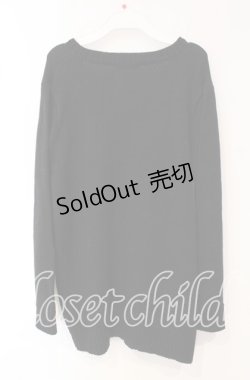 画像3: PEACE NOW / スペースロングニット M ブラック O-25-10-16-065-PU-TO-IG-OS
