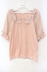 PINK HOUSE / ローンフリル使いカットソー 4（L） ピンク O-25-10-16-069-LO-TO-OW-ZI