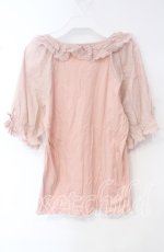 画像3: PINK HOUSE / ローンフリル使いカットソー 4（L） ピンク O-25-10-16-069-LO-TO-OW-ZT238 (3)