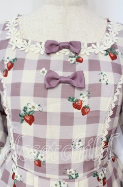 画像2: axes femme kawaii / ベリーズピクニックワンピース M ラベンダー O-25-10-16-007-AX-OP-OW-OS