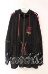 画像1: 【SALE】LISTEN FLAVOR / 巡音ルカ ジャージパーカー  ブラック×ピンク O-25-10-16-076-PU-TO-IG-ZT042 (1)
