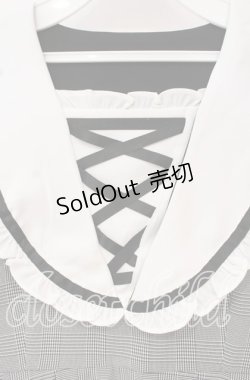 画像2: DearMyLove / レースアップセーラーワンピース L グレー O-25-10-16-079-EL-OP-OW-OS