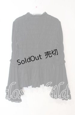 画像3: ATELIER PIERROT / エターナルブラウス  ブラック O-25-10-16-080-EL-BL-OW-OS