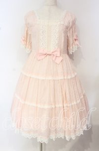 BABY,THE STARS SHINE BRIGHT / デザートワンピース  ピンク O-25-10-16-009-BA-OP-OW-OS