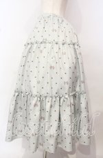 画像3: axes femme Kawaii / ハートドット柄ティアードスカート M ミント O-25-10-16-018-AX-SK-YM-OS (3)