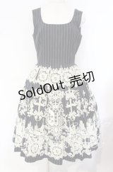 Juliette et Justine / アンプラント デュ ラ ジュネーズ ジャンパースカート 1 グリーン×ネイビー O-25-10-16-021-CL-OP-IG-OS