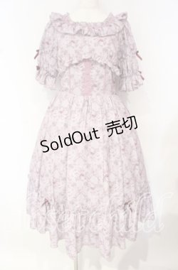 画像1: axes femme Kawaii / クラシックローズワンピース M ラベンダー O-25-10-16-003-AX-OP-YM-OS