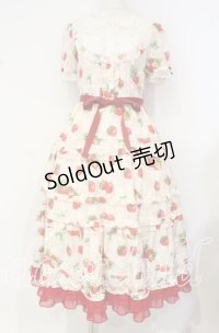 Emily Temple cute / Dear Strawberry Anniversaryドレス  アイボリー O-25-10-16-022-ET-OP-OW-OS