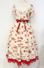 画像1: Emily Temple cute / Dear Strawberry Anniversaryドレス  アイボリー O-25-10-16-022-ET-OP-OW-OS (1)