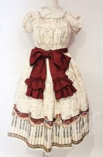画像1: Enchantlic Enchantilly / アンティークエレガンスピアノワンピース  キナリ O-25-10-18-004-LO-OP-OW-OS (1)