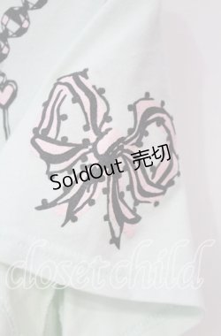 画像3: Emily Temple cute / ネックレスプリントTシャツ  ミント O-25-10-18-036-ET-TS-IG-OS