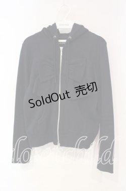 画像1: 【SALE】Jane Marple / リボンヨークのパーカー  ネイビー O-25-10-18-041-JM-TO-IG-ZT079