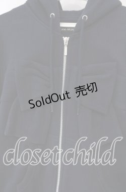 画像2: 【SALE】Jane Marple / リボンヨークのパーカー  ネイビー O-25-10-18-041-JM-TO-IG-ZT079