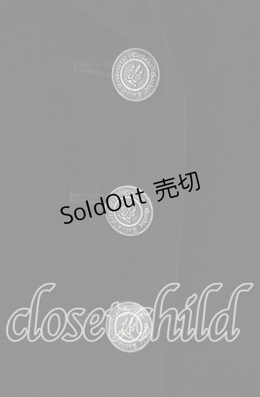 画像2: Moi-meme-Moitie / 別珍伯爵コート  ブラック O-25-10-18-049-MO-CO-OW-OS (2)