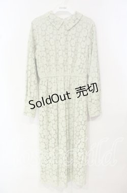 画像1: LEBECCA boutique / お見送りをするワンピース F ミント O-25-10-18-052-EL-OP-YM-ZT513