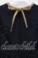 画像2: LEBECCA boutique / オレオグラッセとフリルリボンワンピース M ネイビー O-25-10-18-054-EL-OP-YM-OS (2)