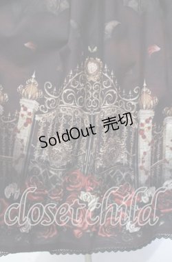画像2: Enchantlic Enchantilly / 幻影薔薇城〜コウモリ公爵からの招待状〜スカート  赤い夜 O-25-10-18-006-LO-SK-OW-OS