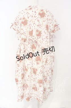 画像4: PINK HOUSE / チェリーブロッサムフラワーバスケットワンピース【お直しあり】  オフシロ O-25-10-18-064-LO-OP-IG-OS