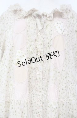 画像2: PINK HOUSE / 白つめ草゜リントパッチワークワンピース【お直しあり】  ピンク O-25-10-18-066-LO-OP-IG-OS