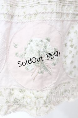 画像5: PINK HOUSE / 白つめ草゜リントパッチワークワンピース【お直しあり】  ピンク O-25-10-18-066-LO-OP-IG-OS