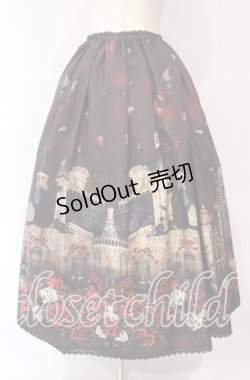 画像4: Enchantlic Enchantilly / 幻影薔薇城〜コウモリ公爵からの招待状〜スカート  赤い夜 O-25-10-18-006-LO-SK-OW-OS