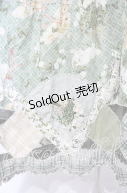 画像3: PINK HOUSE / White Cloverプリントパッチワークワンピース【お直しあり】  グリーン O-25-10-18-069-LO-OP-IG-OS