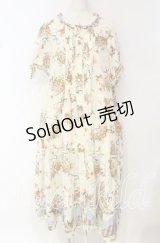 PINK HOUSE / ウォレスフラワープリントロングワンピース【お直しあり】  生成り O-25-10-18-071-LO-OP-IG-OS