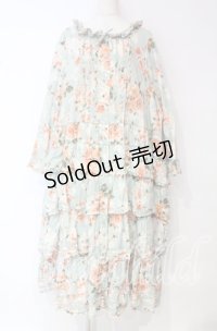 PINK HOUSE / イングリッシュローズワンピース【お直しあり】  ミント O-25-10-18-072-LO-OP-IG-OS