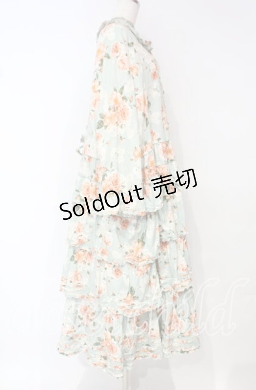 画像4: PINK HOUSE / イングリッシュローズワンピース【お直しあり】  ミント O-25-10-18-072-LO-OP-IG-OS (4)