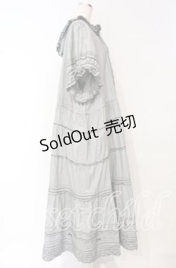 画像4: PINK HOUSE / ギンガムチェックフードワンピース【お直しあり】  クロ O-25-10-18-074-LO-OP-IG-OS