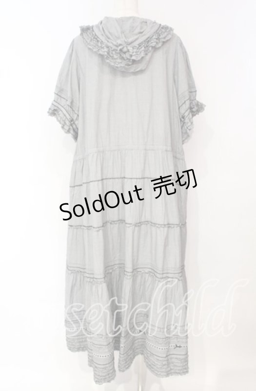 画像5: PINK HOUSE / ギンガムチェックフードワンピース【お直しあり】  クロ O-25-10-18-074-LO-OP-IG-OS (5)