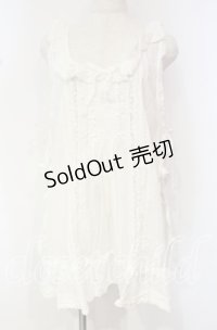 PINK HOUSE / フランスレース使いタブリエ  シロ O-25-10-18-075-LO-TO-IG-OS