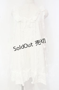 画像1: PINK HOUSE / フランスレース使いタブリエ  シロ O-25-10-18-075-LO-TO-IG-OS