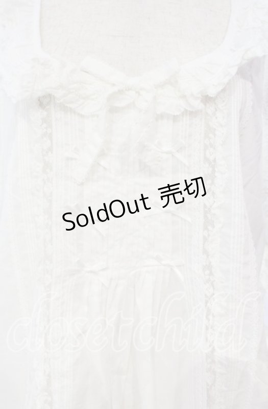 画像2: PINK HOUSE / フランスレース使いタブリエ  シロ O-25-10-18-075-LO-TO-IG-OS (2)