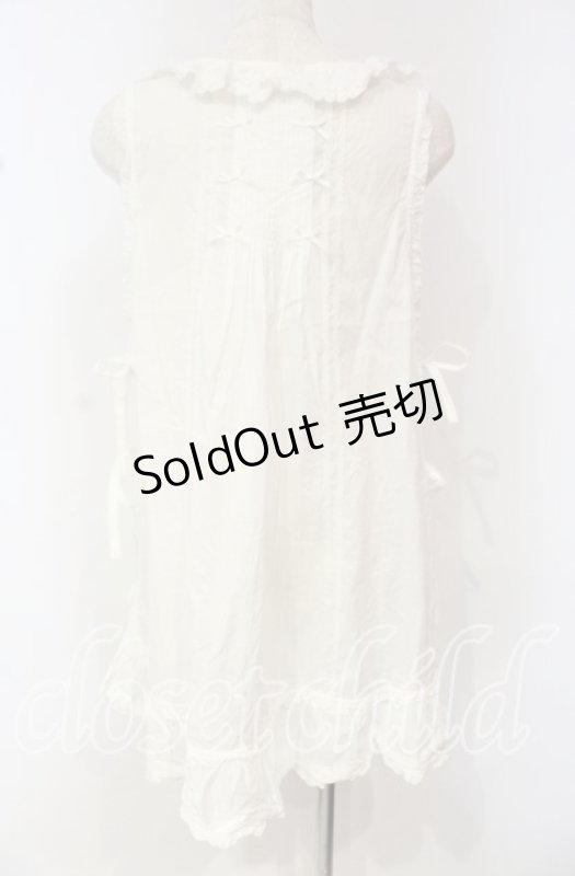 画像4: PINK HOUSE / フランスレース使いタブリエ  シロ O-25-10-18-075-LO-TO-IG-OS (4)