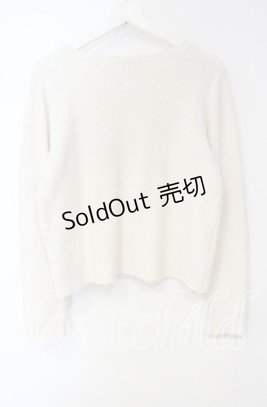 画像3: PINK HOUSE / 桜モチーフ使いニットカーディガン  ベージュ O-25-10-18-079-LO-TO-OW-OS (3)