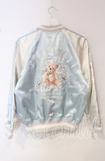 画像3: PINK HOUSE / 桜Teddy刺繍使いサテンブルゾン  サックス O-25-10-18-080-LO-JA-OW-OS (3)