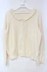 PINK HOUSE / ロゴワンポイント刺繍カーディガン  キナリ O-25-10-18-081-LO-TO-OW-OS