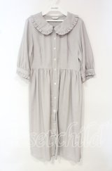 MILK / Grass court dress  グレー O-25-10-18-084-ML-OP-OW-OS